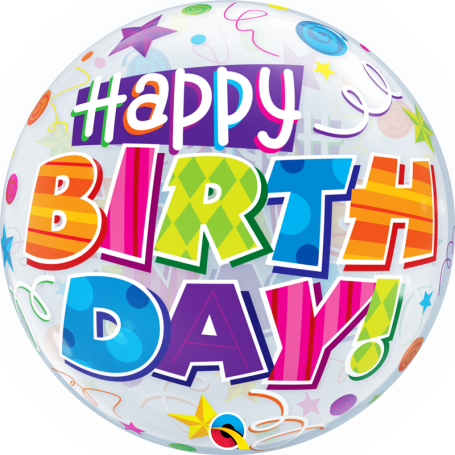 Balão metálico - Happy Birthday