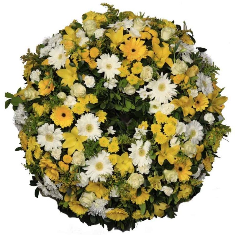 Coroa flores de funeral - GRANDE