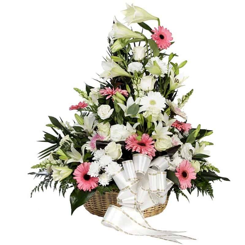 Arranjo floral fúnebre para velório e funeral - PAZ