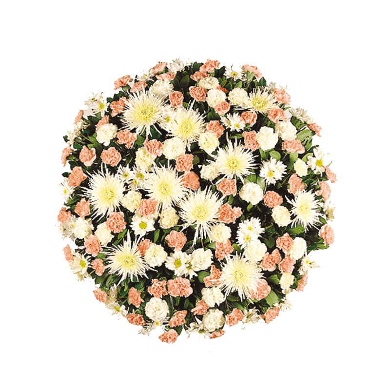 Coroa de Flores Naturais para Funerais - H