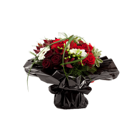 Bouquet de Rosas Composto por Gerberas, Hypericum, Freesias - FILLIN