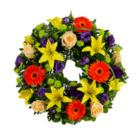 Coroa Fúnebre de Flores Naturais - dos COLEGAS
