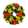 Coroa Fúnebre de Flores Naturais - dos COLEGAS