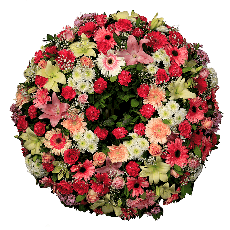 Coroa Fúnebre Flores do Jardim