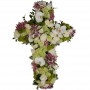 Cruz Fúnebre com Flores Nobres - CRUZ DA PARTIDA